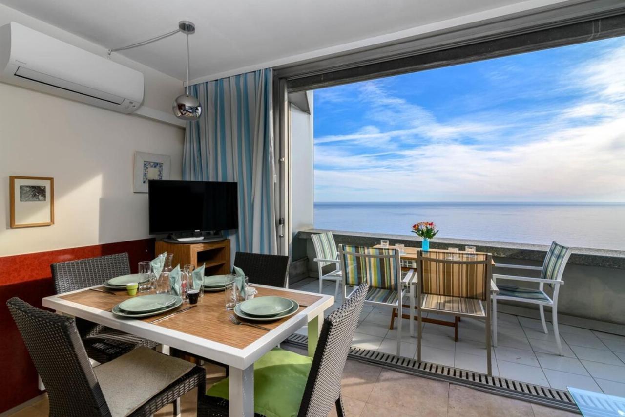 Air-Conditioned Apartment With Sea View Furnished Terrace & Parking Cap-d'Ail Εξωτερικό φωτογραφία